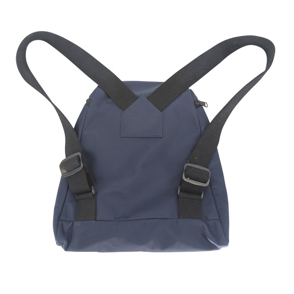 VTG 90s Y2K Kate Spade Nylon Backpack Small Navy Blue Mini Zip Pocket Preppy